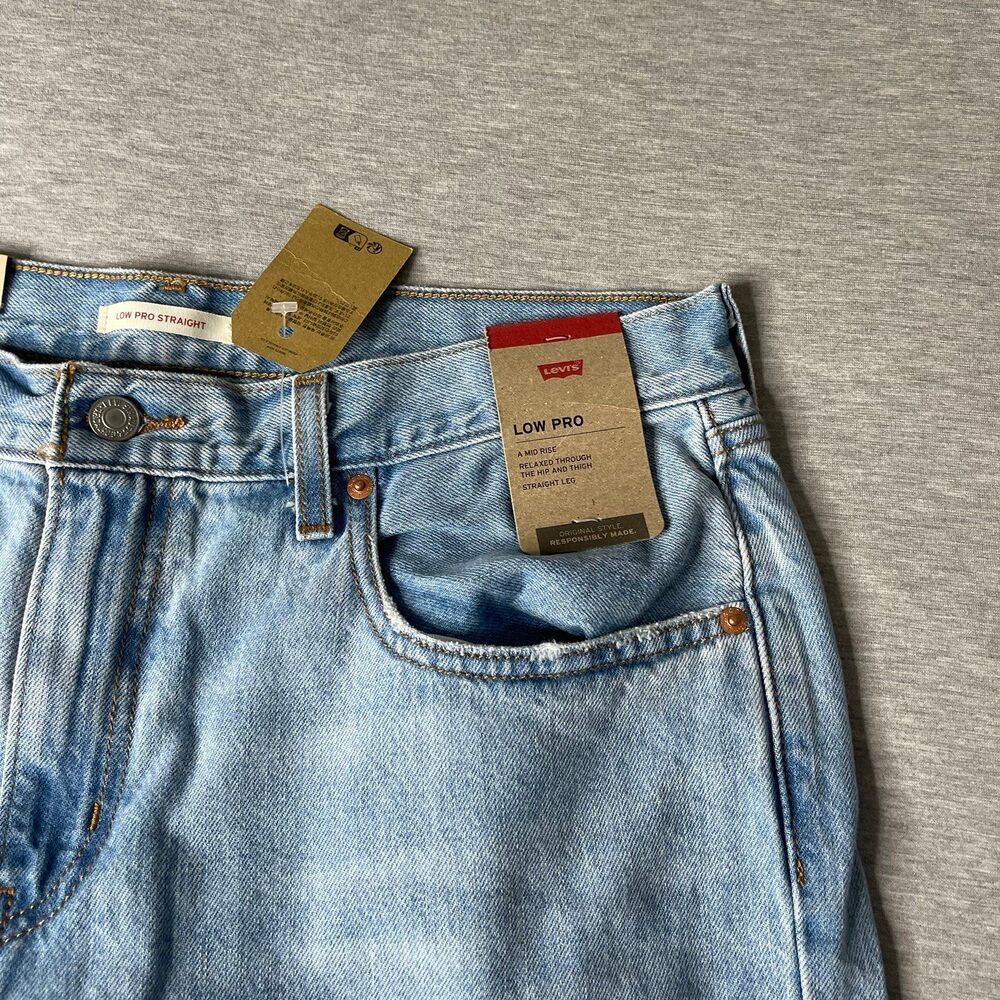 Levi’s Women’s Vintage Fit 90’s Low Pro Straight Fit Jeans - Picture 12 of 12